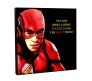 WB Official Licensed Flash Right Thing Motivational Inpirational Quote Pop Art Wooden Frame Poster
