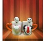 Couples Mug with Spoon & Heart Handle Romantic Gift