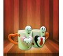 Couples Mug with Spoon & Heart Handle Romantic Gift