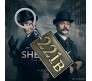 Sherlock Holmes 221B Double Sided 3D Metal Keychain Bronze Detective Logo Key Chain