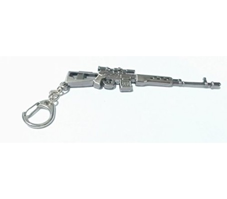 Expendable Movie Sniper Gun Metal Keychain