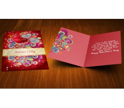 Love Is In The Air Valentine Day Greeting Card