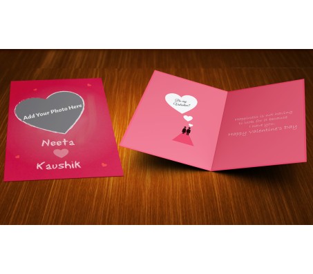 Personalized Lovable Valentine Greeting Card