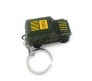 PUBG Game Battleground Vehicle Jeep Metal Keychain (Green)