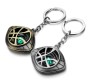 Multicolour Doctor Strange Eye Metal Pendant Keychain(Pack of 2)