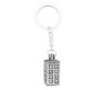 Doctor Who Dr Who Tardis Police Box 3D Keychain (Silver)