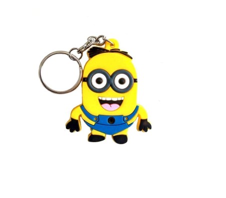 Happy GiftMart Despicable Me Minion Synthetic / Rubber Keychain / Keyring / Key Ring / Key Chain