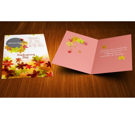 Personalized Thanksgiving Greeting Card