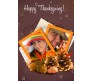 Enjoy The Food & Turkey - Thanksgiving Greeting Card