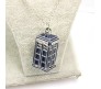 Doctor Who Blue Tardis Box Police Pendant Necklace for Men Women's Jewelry