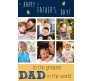 Greatest Dad in the World Fathers Day Greeting Card