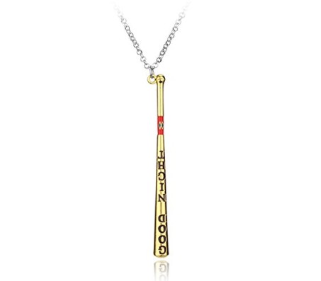Suicide Squad Inspired Harley Quinn Baseball Pendant Necklace