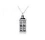 Doctor Who Tardis Box Police Silver Vintage Chain Necklace Pendant For Men Women's Jewelry