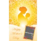 Rich & Golden Personalized Mothers Day Greeting Card