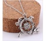 The Game of Thrones Compass Necklace Song Of Ice And Fire Pendant Dragon Stark
