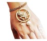 Hunger Games Mocking Jay and Pearl Finger Chain Ring Bracelet For Woman and Girls