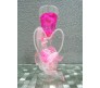 Pink Candle with Heart Inside Perfect for Romantic Evening (Design 1)