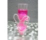 Pink Candle with Heart Inside Perfect for Romantic Evening (Design 2)