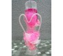 Pink Candle with Heart Inside Perfect for Romantic Evening (Design 2)