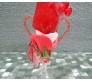Red LED Candle with Heart Inside Perfect for Romantic Evening (Design 1)