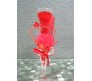 Red LED Candle with Heart Inside Perfect for Romantic Evening (Design 2)