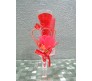 Red LED Candle with Heart Inside Perfect for Romantic Evening (Design 2)