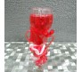 Red LED Candle with Heart Inside Perfect for Romantic Evening (Design 3)