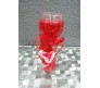 Red LED Candle with Heart Inside Perfect for Romantic Evening (Design 3)