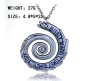 The Doctor Who Wobbly Wobble Time Travel Silver Tone Pendant Necklace