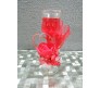 Red LED Candle with Heart Inside Perfect for Romantic Evening (Design 4)