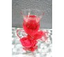 Red LED Candle with Heart Inside Perfect for Romantic Evening (Design 4)