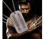 Men's Hugh Jackman X-Men Wolverine Logan Inspired Pendant Necklace (Silver)