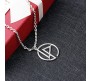 Linkin Park Symbol Pendant Silver Plated Necklace Fashion Jewellery Accessory for Men and Women 