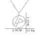 Linkin Park Symbol Pendant Silver Plated Necklace Fashion Jewellery Accessory for Men and Women 