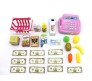 26 Pcs Shopping Toy Set Battery Operated Cash Register Making Real Sounds Cashier Toy Cash Register Playset | Pretend Play Set for Kids