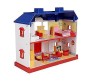 My Country Doll House Playset with Living Room ,Bed Room, Bath Room, Dining Room 24 Pieces
