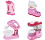 Battery Operated Pink Household Home Appliances Kitchen Play Sets Toys for Girls