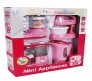 Battery Operated Pink Household Home Appliances Kitchen Play Sets Toys for Girls
