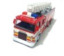 Die cast Firefighter Metal Toy car 1:32 Extension Pull Ladder Fire Engine Pull Back Action with Light and Sound