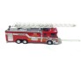 Die cast Firefighter Metal Toy car 1:32 Extension Pull Ladder Fire Engine Pull Back Action with Light and Sound