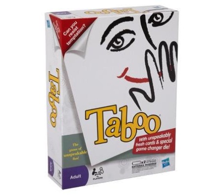 Taboo -Game of Unspeakable Fun Toy Board Game for Grown Up Adults (Multicolour)