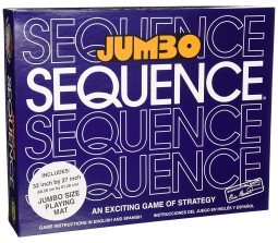 Jumbo Sequence Family Card Board Game, 32x27-inch (Multicolour)