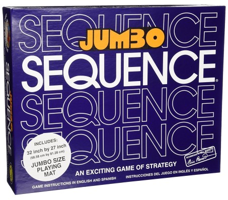 Jumbo Sequence Family Card Board Game, 32x27-inch (Multicolour)