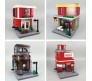 Fast Food Joints 4 in 1 Lego Like Building Blocks from Sembo Blocks 540 Pieces to Construct McDonalds Star Bucks KFC and Ice Cream Parlour Educational Toy for Kids