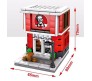 Fast Food Joints 4 in 1 Lego Like Building Blocks from Sembo Blocks 540 Pieces to Construct McDonalds Star Bucks KFC and Ice Cream Parlour Educational Toy for Kids