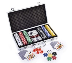 300 Numbered Poker Chips 11.5 Grams Heavy Chips Texas Hold'em Poker Set Casino Game