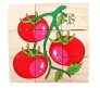 Colorful Wooden Block Picture Puzzle for Toddlers and Small Children (Fruit Theme) - 9 Piece