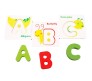Kids and Infants Wooden 4 in 1 Toy Learn ABC Alphabet Animals Colours, Spelling Toddlers, 22x18x4cm (Multicolour) - Pack of 26