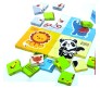 90 Pcs Set of 10 Animal Plastic Puzzle Educational Block Puzzles for Infants and Kids Preschool