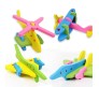 DIY 3D Wooden Puzzle Plane Helicopter Combination Blocks Educational Toy - 22 Pieces Set of 4